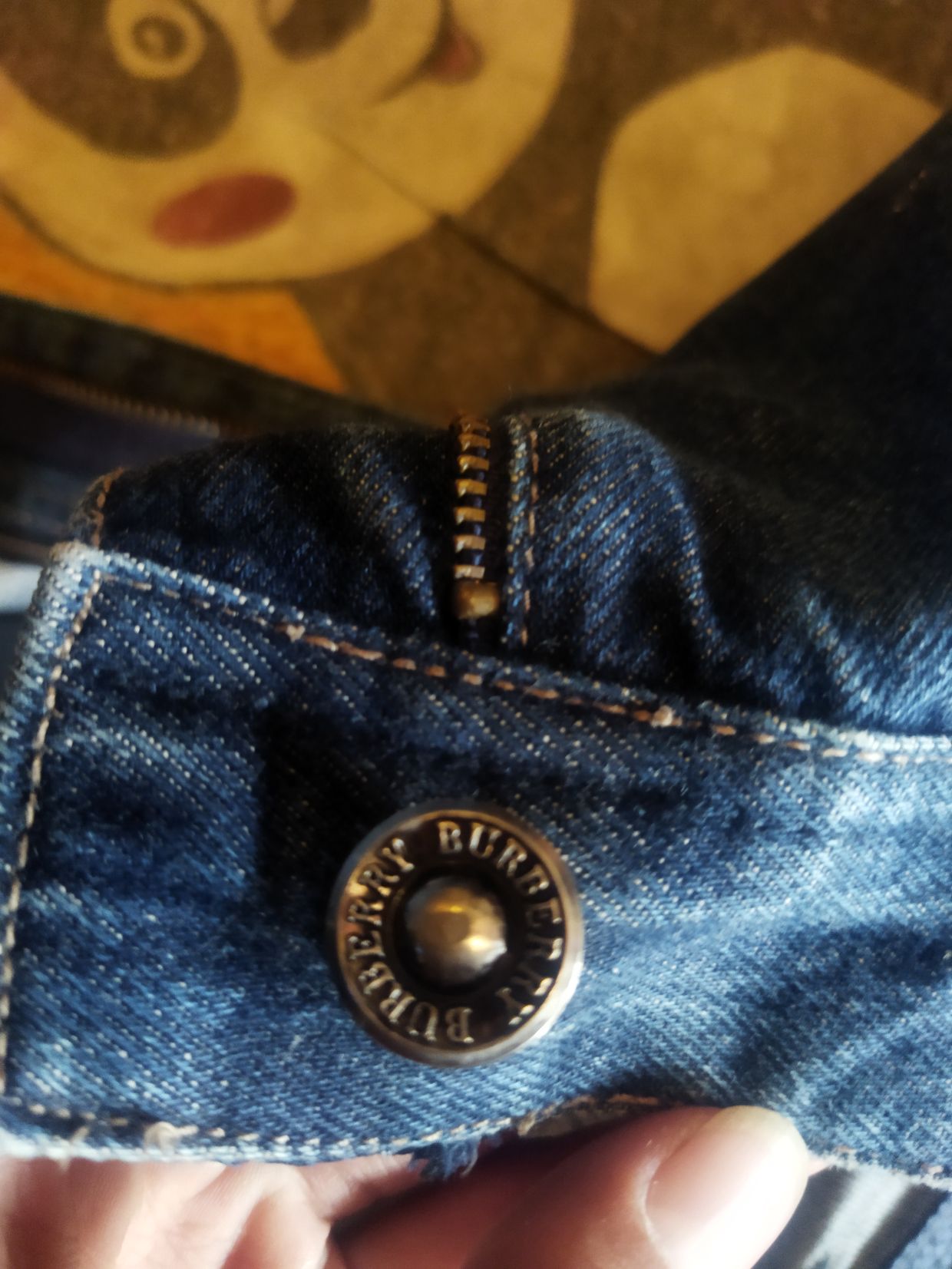Burberry Vintage Jeans Pria navy, foto 5