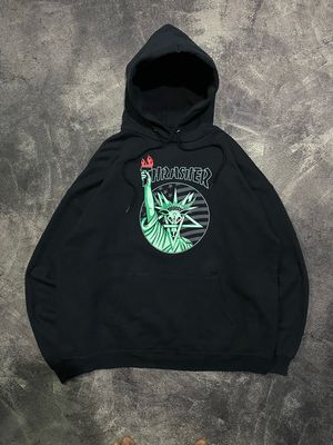 thrasher liberty goat hoodie