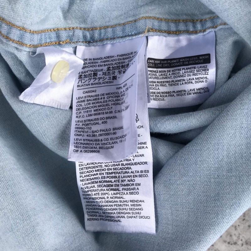 Kemeja Denim Levis, foto 5