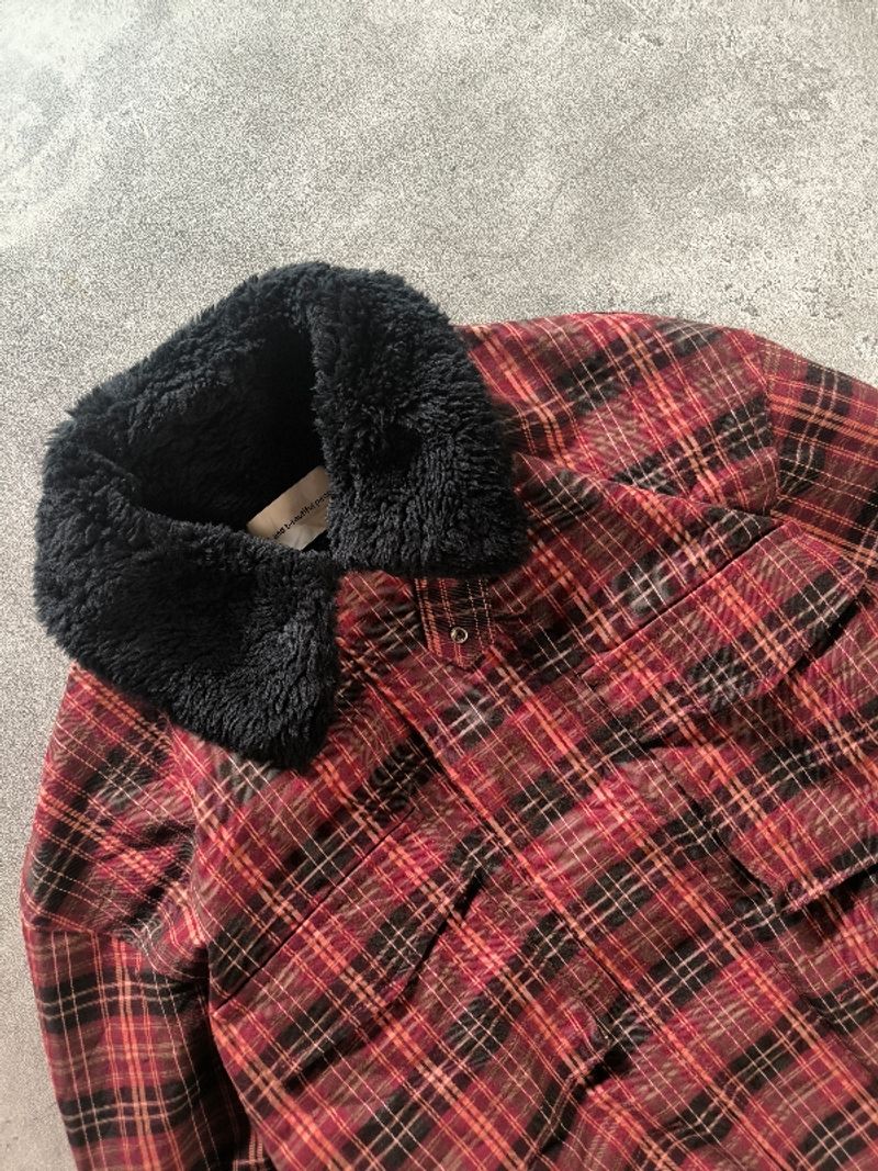 Gu check boa blouson Tartan, foto 2