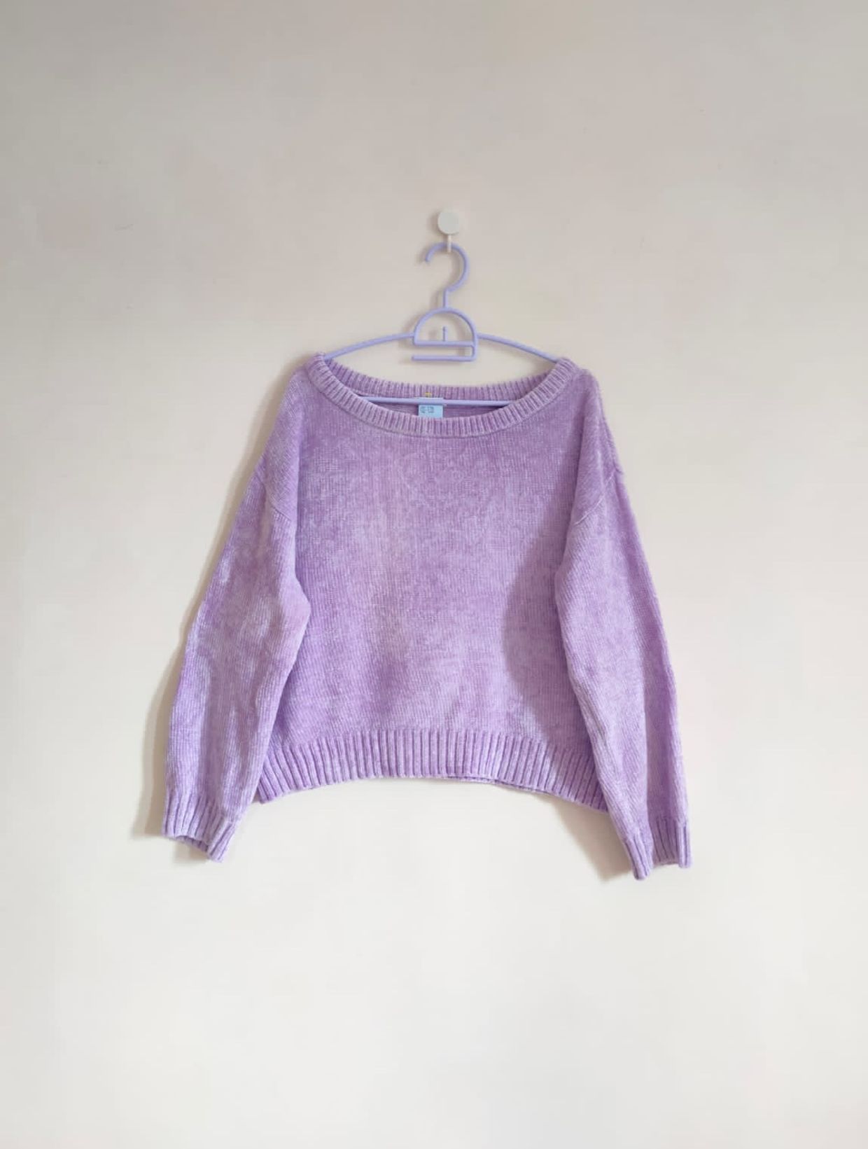 Casual Sweater Wanita purple