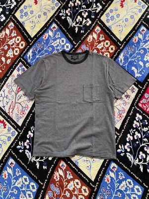 Beams Striped Pocket Tshirt