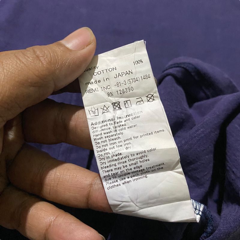 Remi relief Japan pocket navy tee, foto 5