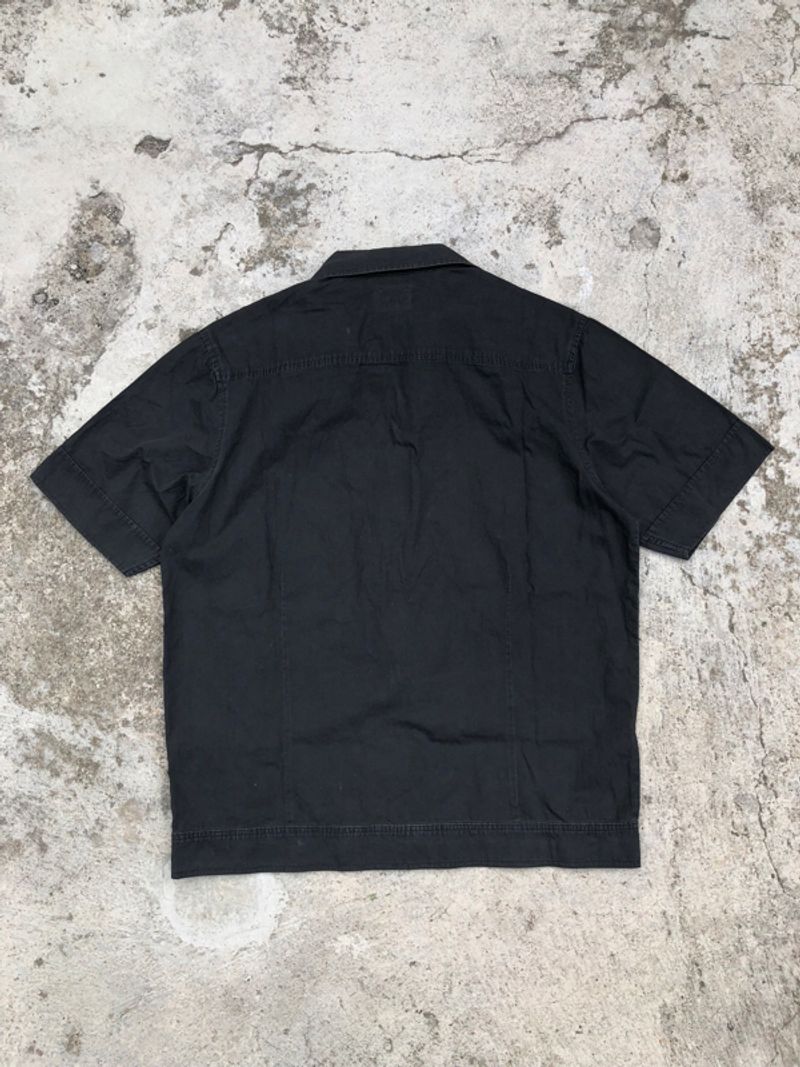 Y2k short sleeve zipper jacket black, foto 5
