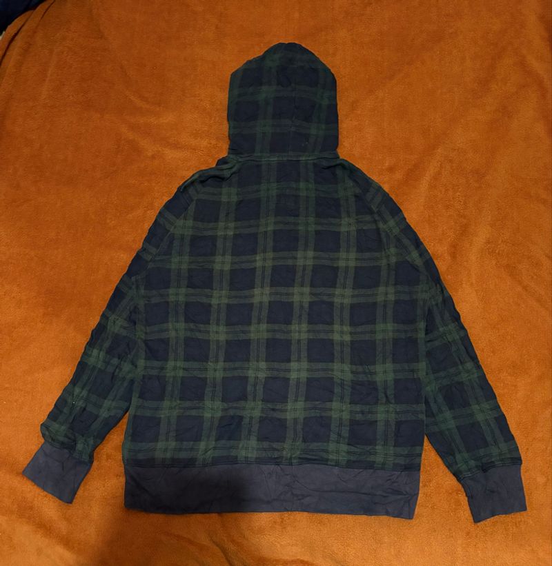 OLD UNIQLO Check Double Zip Hoodie, foto 2