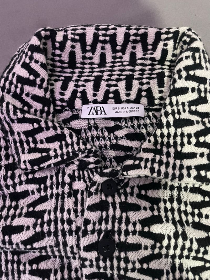 kemeja cotton zara, foto 3