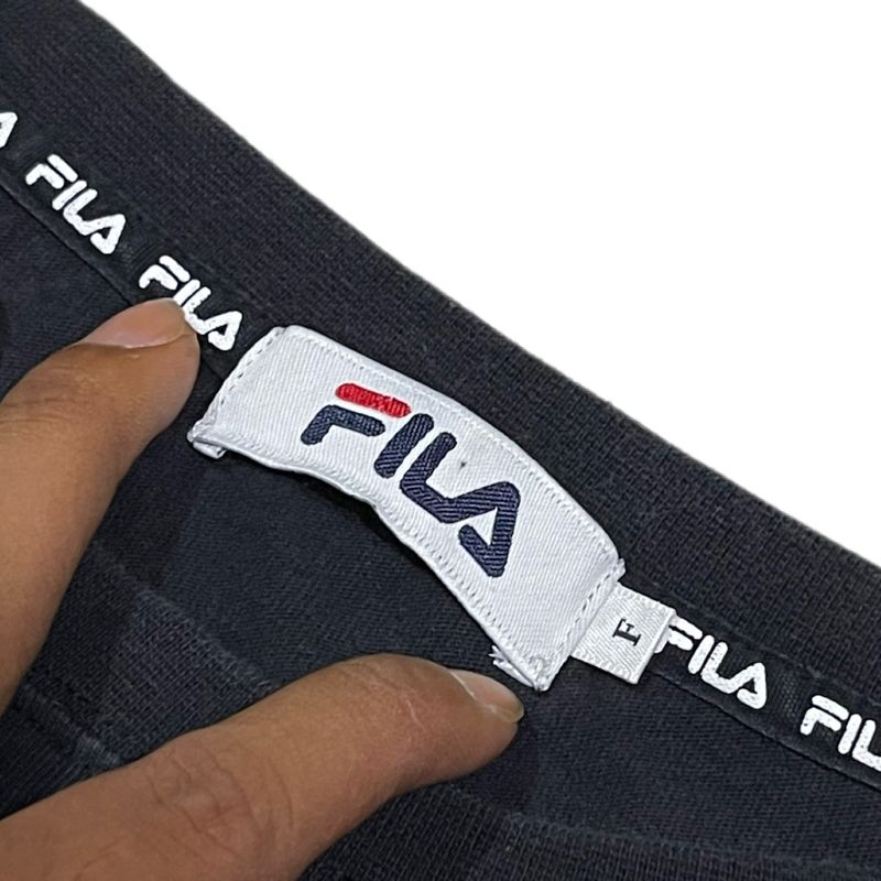 FILA Originals Eimbordery Script Black Tee L/S, foto 3