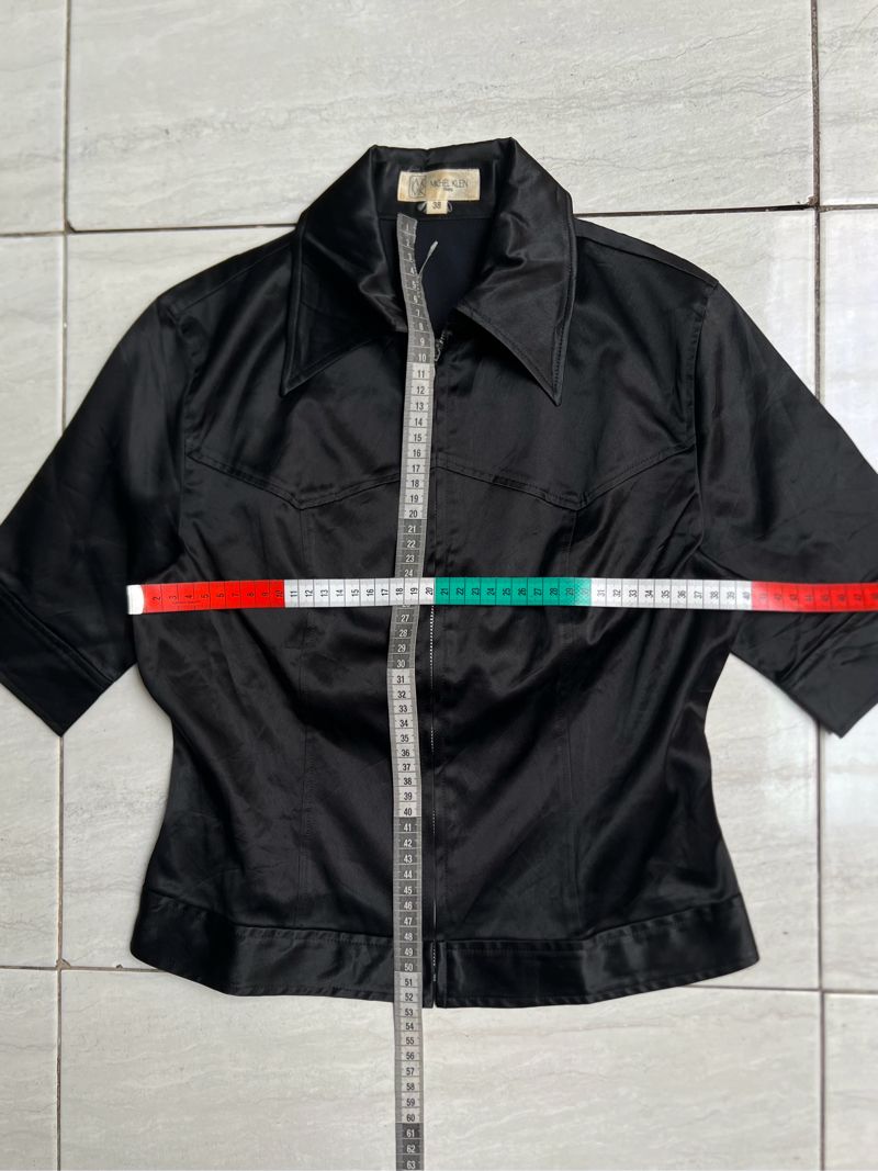 MICHEL KLEIN Black Zip Tops, foto 5