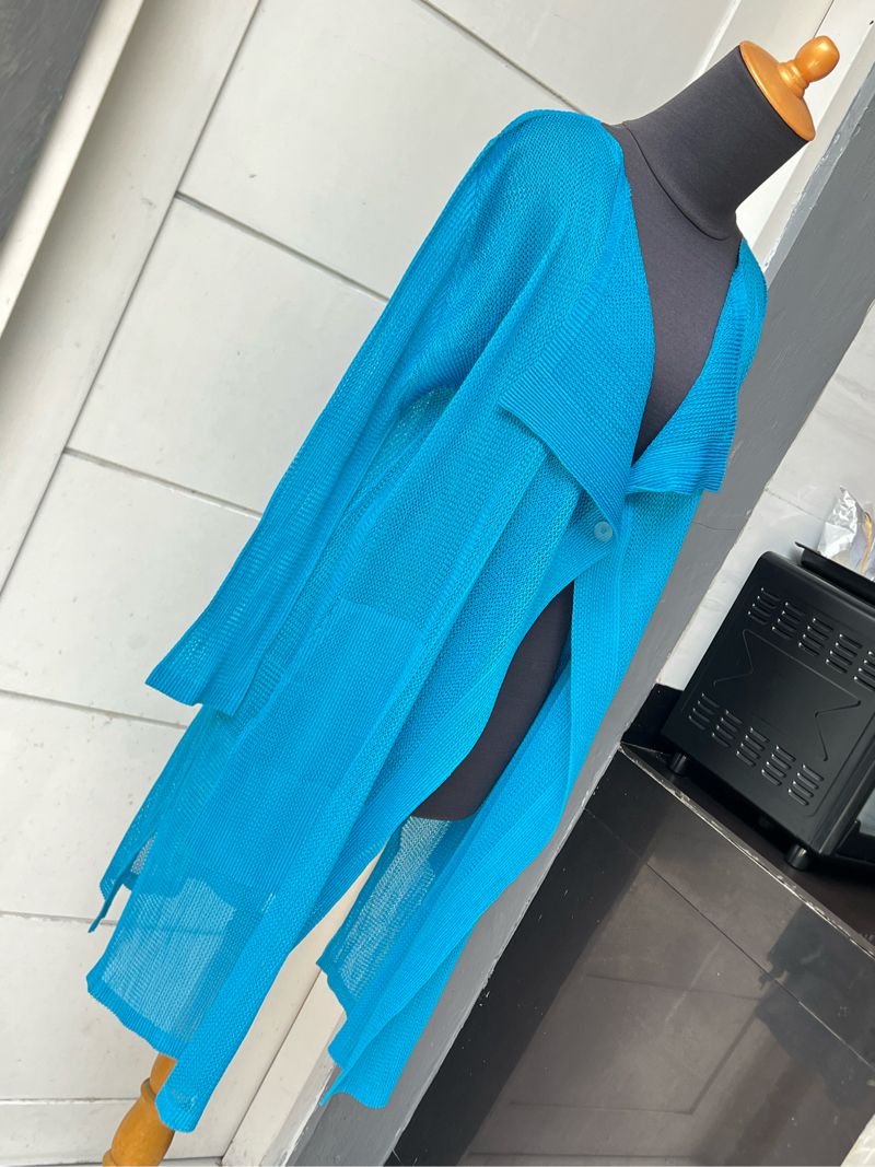 ISSEY MIYAKE PLEATS PLEASE Blue Mesh Outer, foto 2