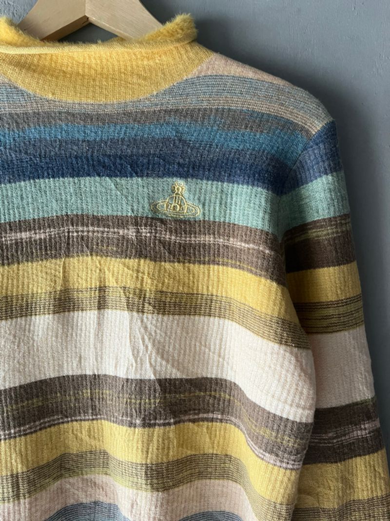 Vivienne westwood multicolor knit sweater, foto 2