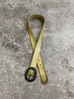 Y2K Skin snake leather belt