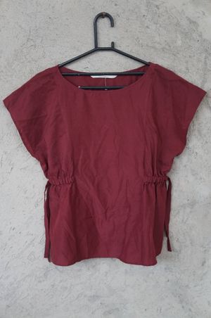 Basic Top Blouse Second Maroon | Atasan Blouse Wanita