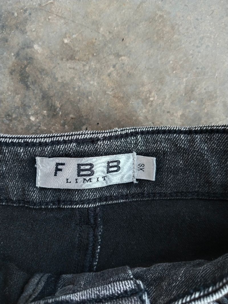 F.B.B limit leather pouch unique flare jeans, foto 8