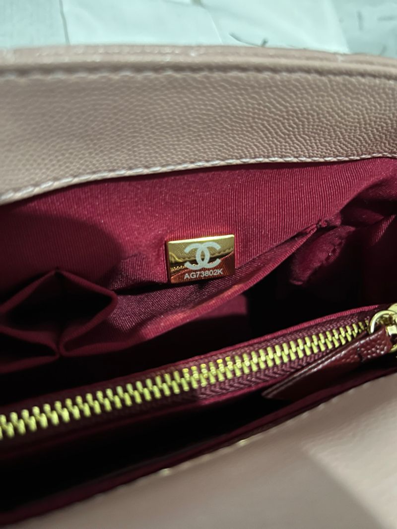 Chanel coco handle medium caviar leather, foto 4