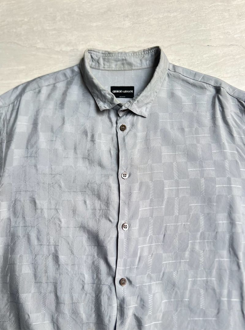 GIORGIO ARMANI Grey Shirt, foto 5