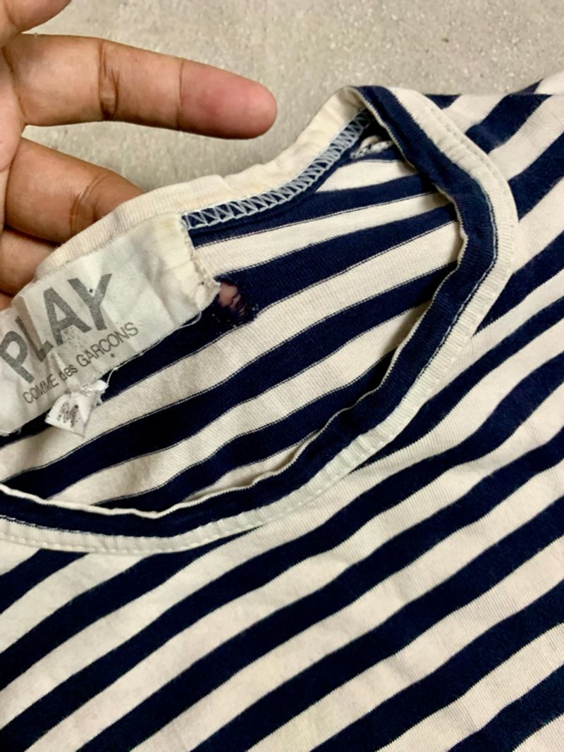 Play comme des garcons stripe longsleeve, foto 4