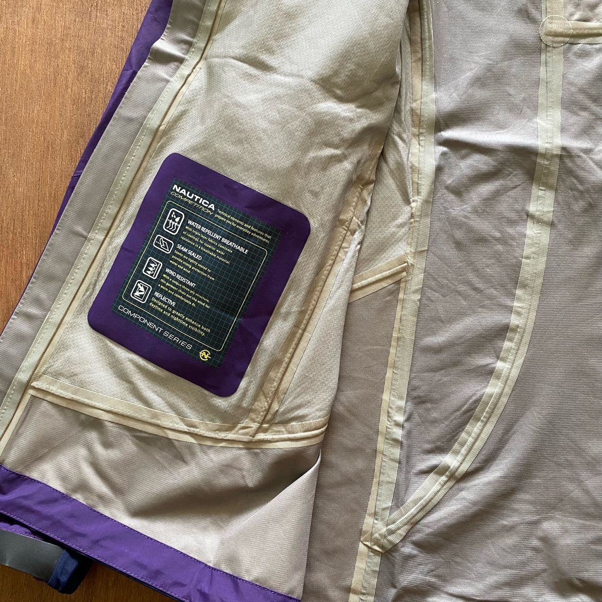 Nautica Gorpcore Track jacket Pria purple black, foto 6