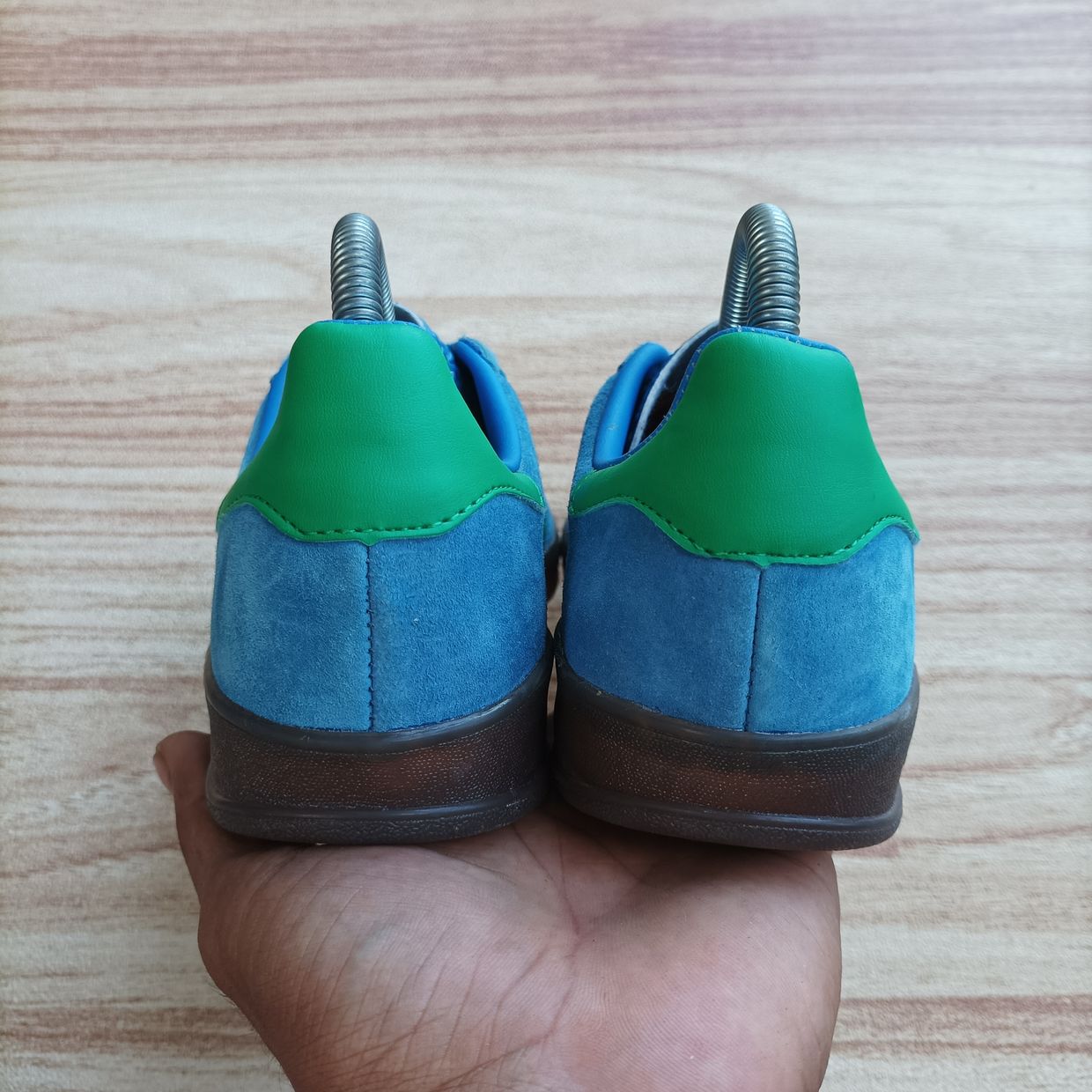 Adidas Gorpcore Indie Sneakers Pria green blue, foto 4