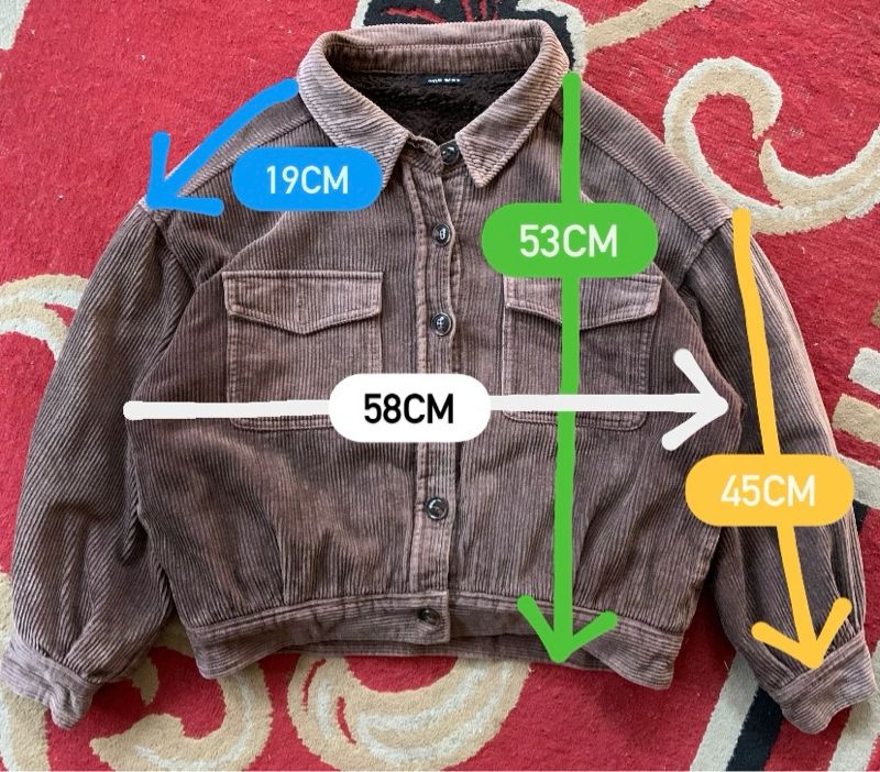 corduroy jacket boxy crop, foto 6