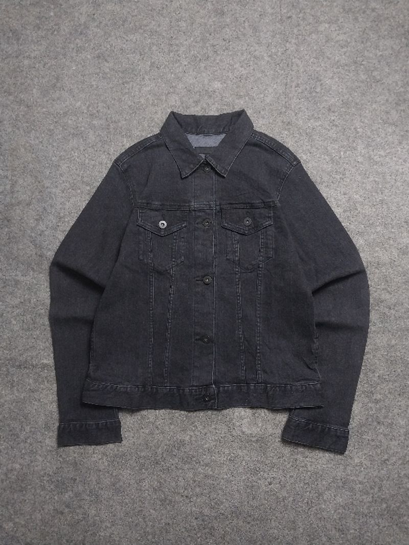 " Uniqlo " Trucker Denim Jacket Type III Black, foto 2