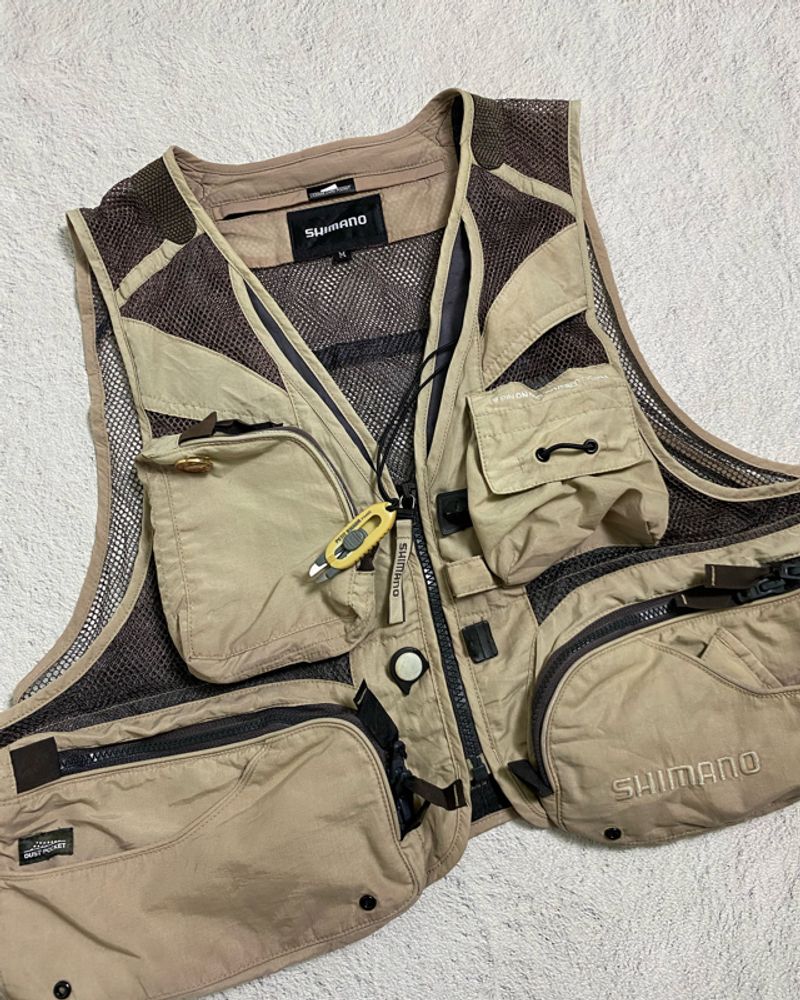 Vintage Shimano Flyfishing Vest, foto 5