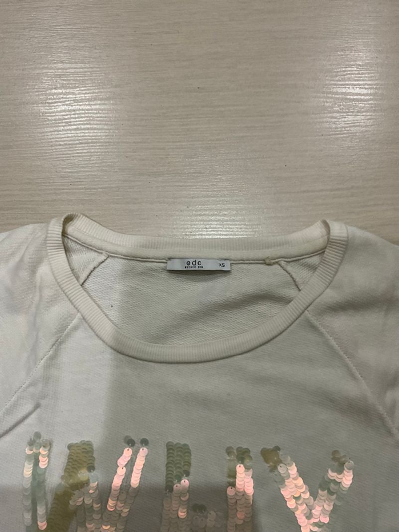 White Long Sleeve Tee EDC, foto 2