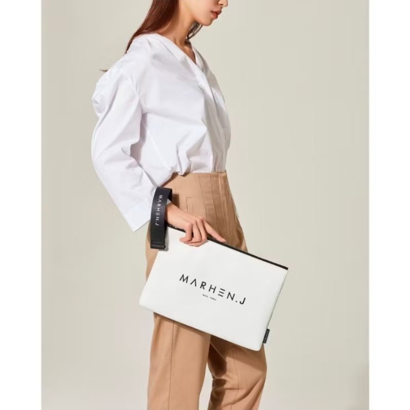 Marhen J Jacky Mini Clutch White Black (M), foto 3