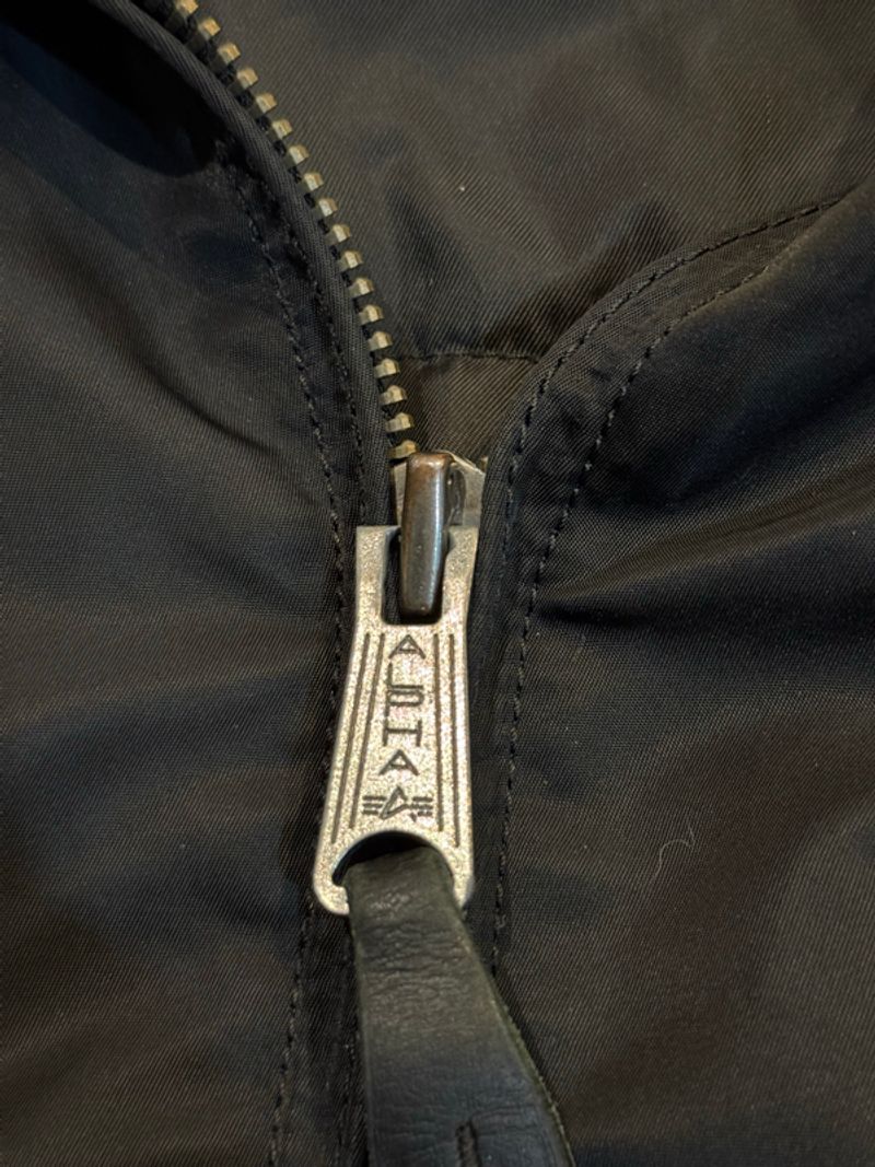 Jaket alpha industries bomber army bordir, foto 4