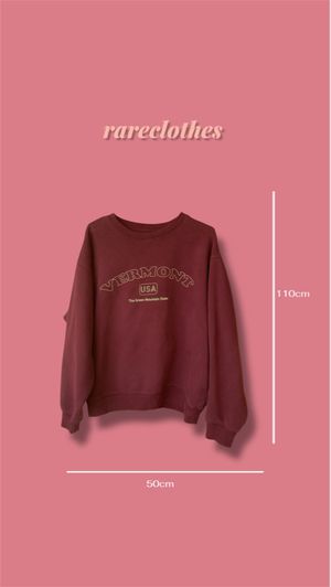 crewneck maroon