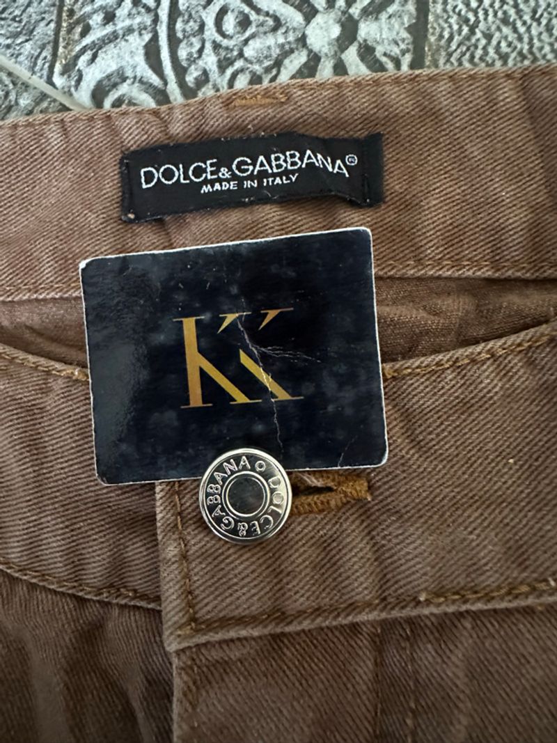 Dolce & Gabbana Brown Jeans, foto 4