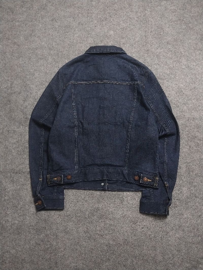" Muji " Trucker Denim Jacket Type II Indigo Blue, foto 4