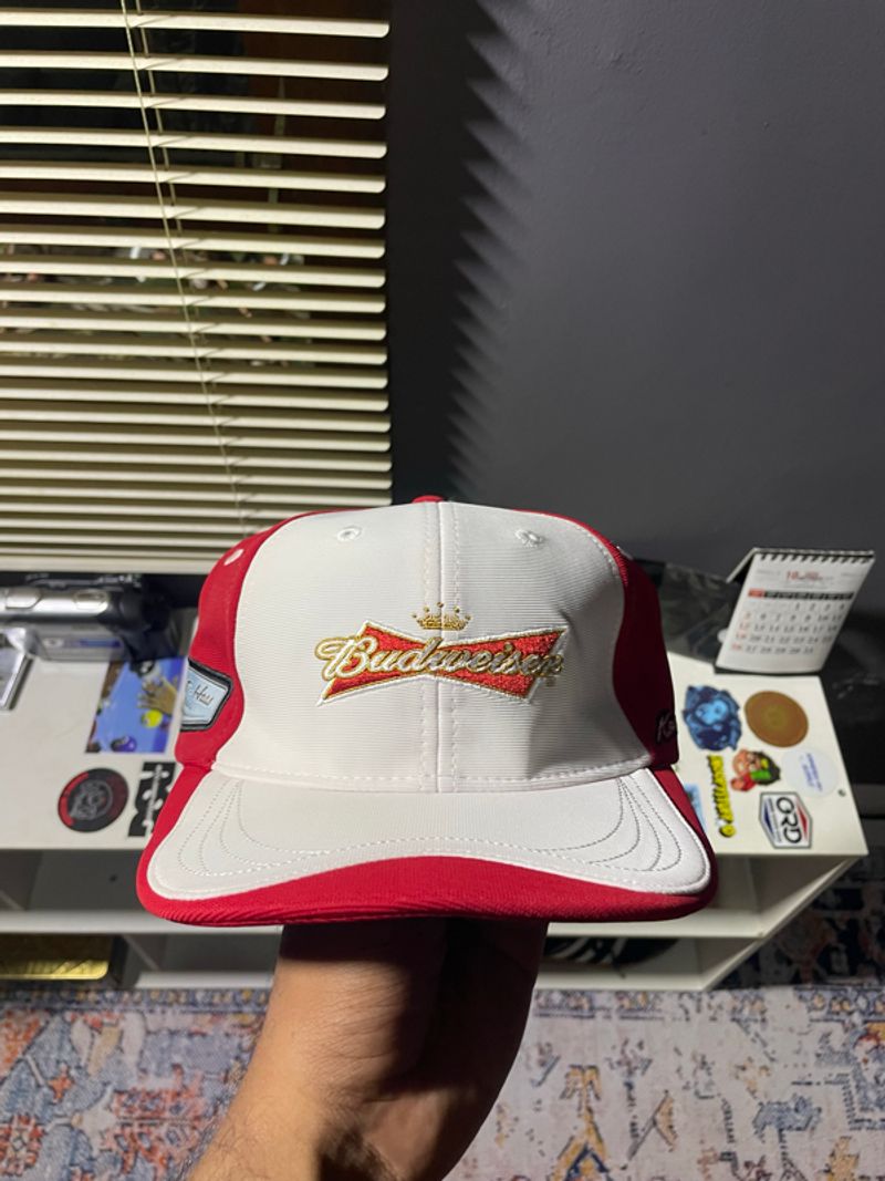 Vintage Hat Cap Nascar Budweiser 4, foto 2