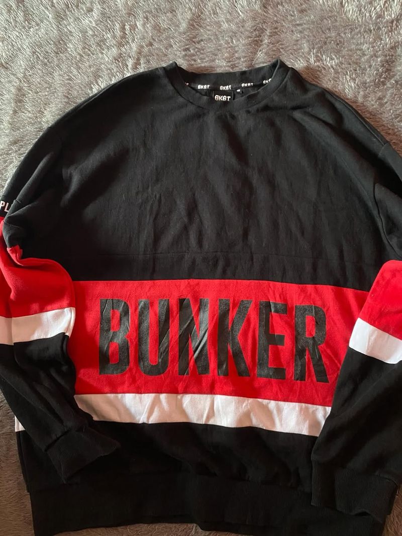 Crewneck Brand BKT Bunker Black, foto 3