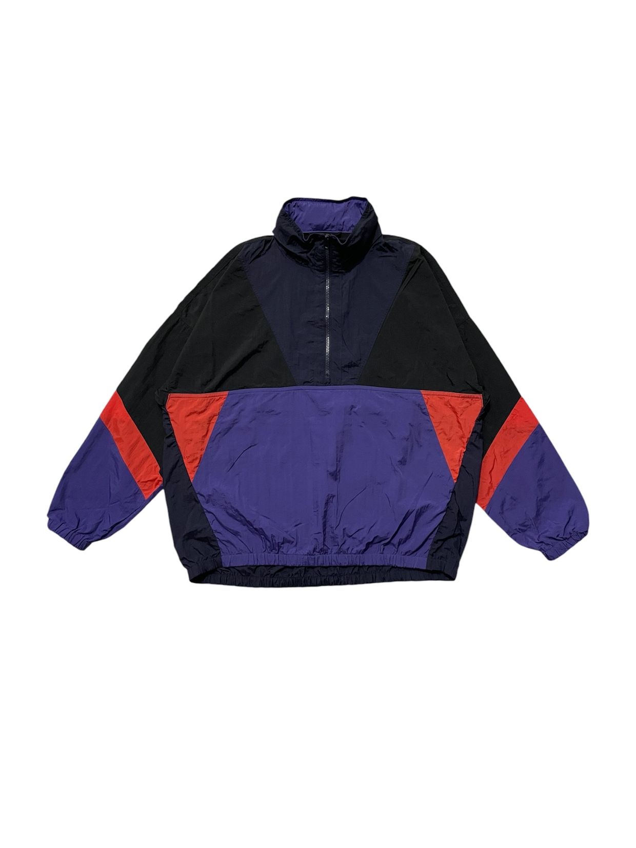 Uniqlo Streetwear Sportswear Windbreaker Pria purple red black