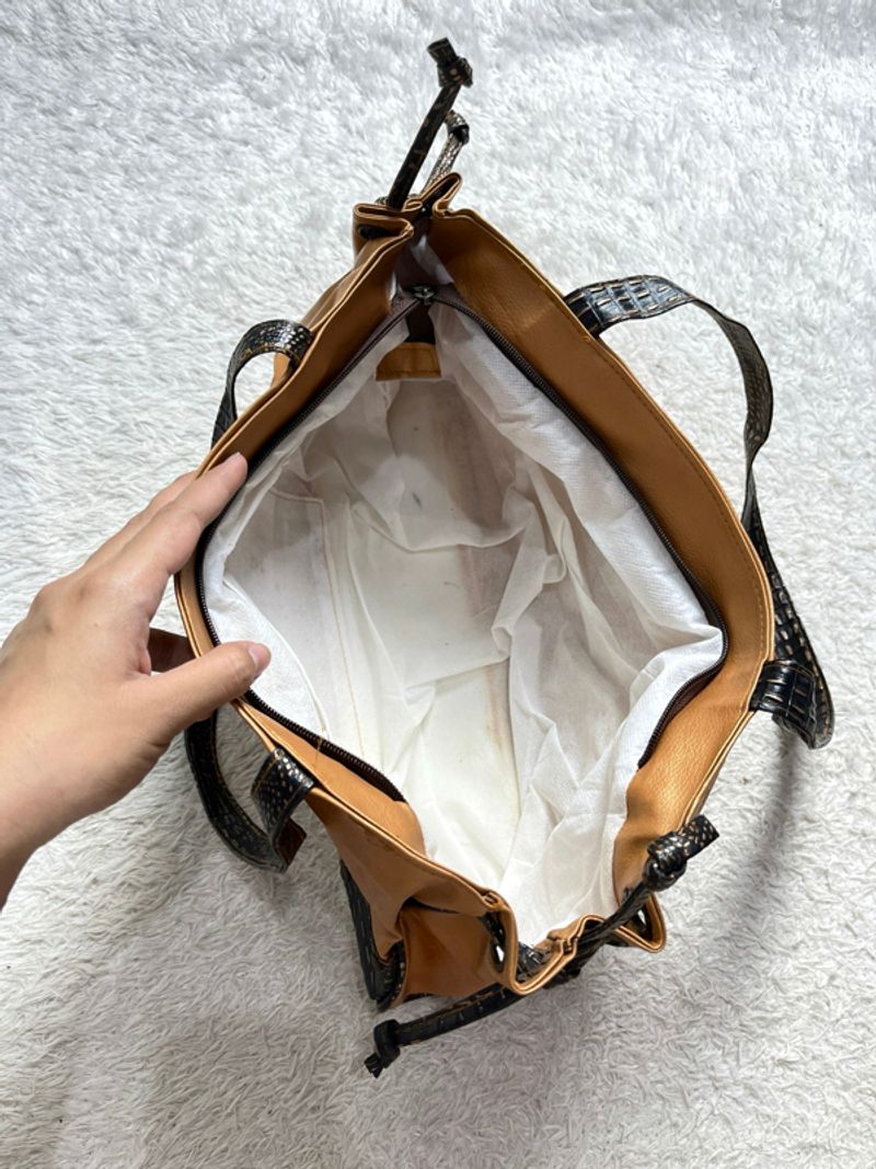 Gold w/ snake skin bag, foto 4