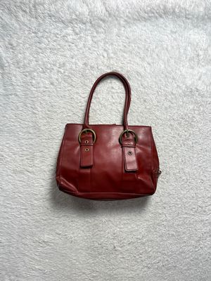 Red nine west bag