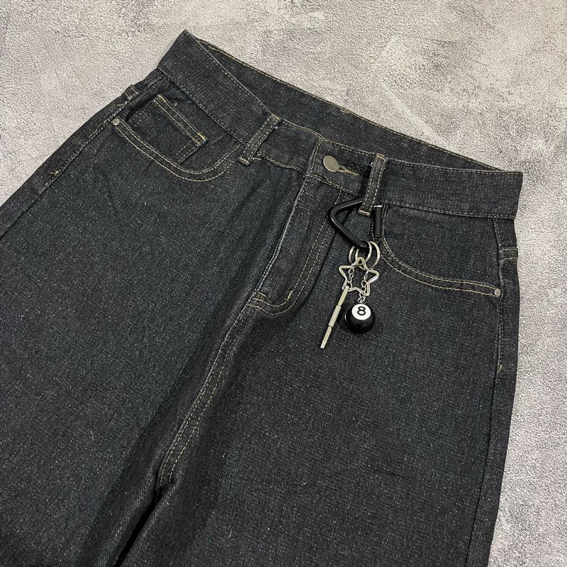 UNKNOW  baggy jeans hitam, foto 2