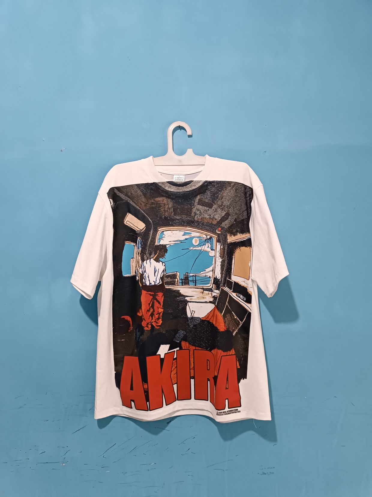 Vintage T-shirt Pria white