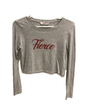 Supre Australia Gray Fierce Crop Top