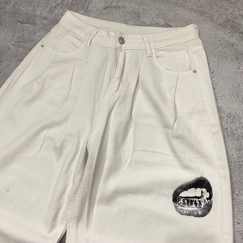 Korean Baggy white jeans, foto 4