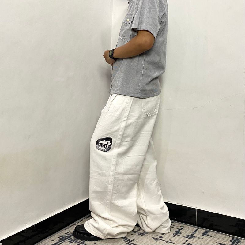 Korean Baggy white jeans, foto 2