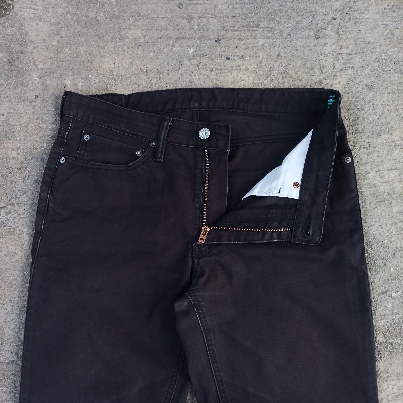 JEANS LEVIS COMMUTER HITAM, foto 5