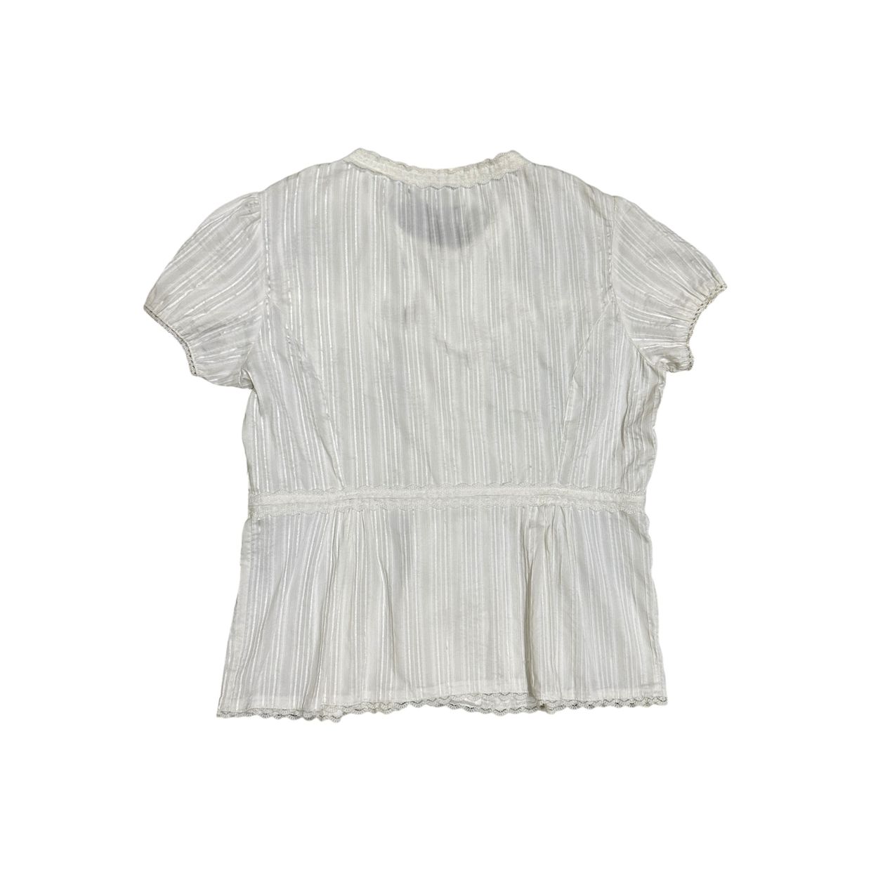 Coquette Blouse Wanita white, foto 3