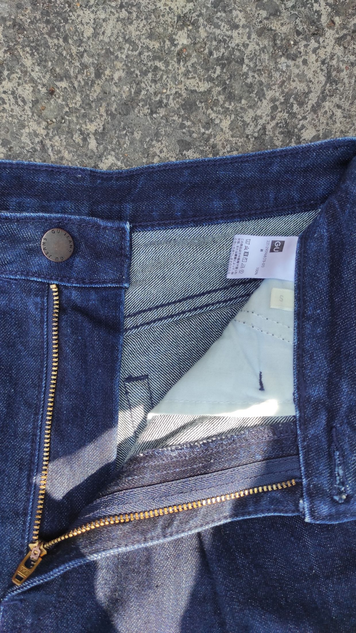 Uniqlo Y2K Jeans Pria navy, foto 5
