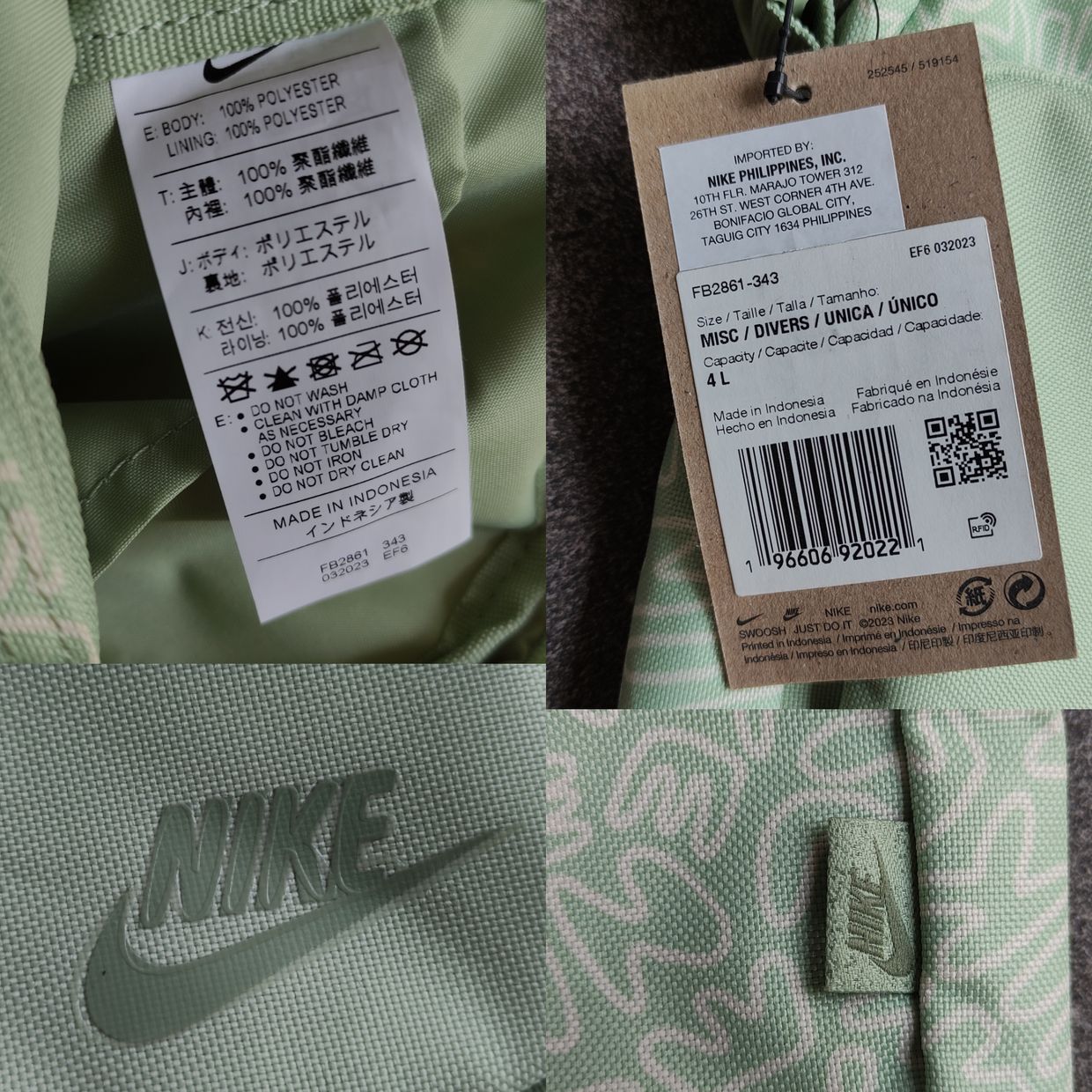 Nike Casual Bag Pria green, foto 3