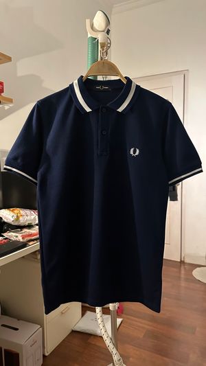 Polo Fred perry Navy List White