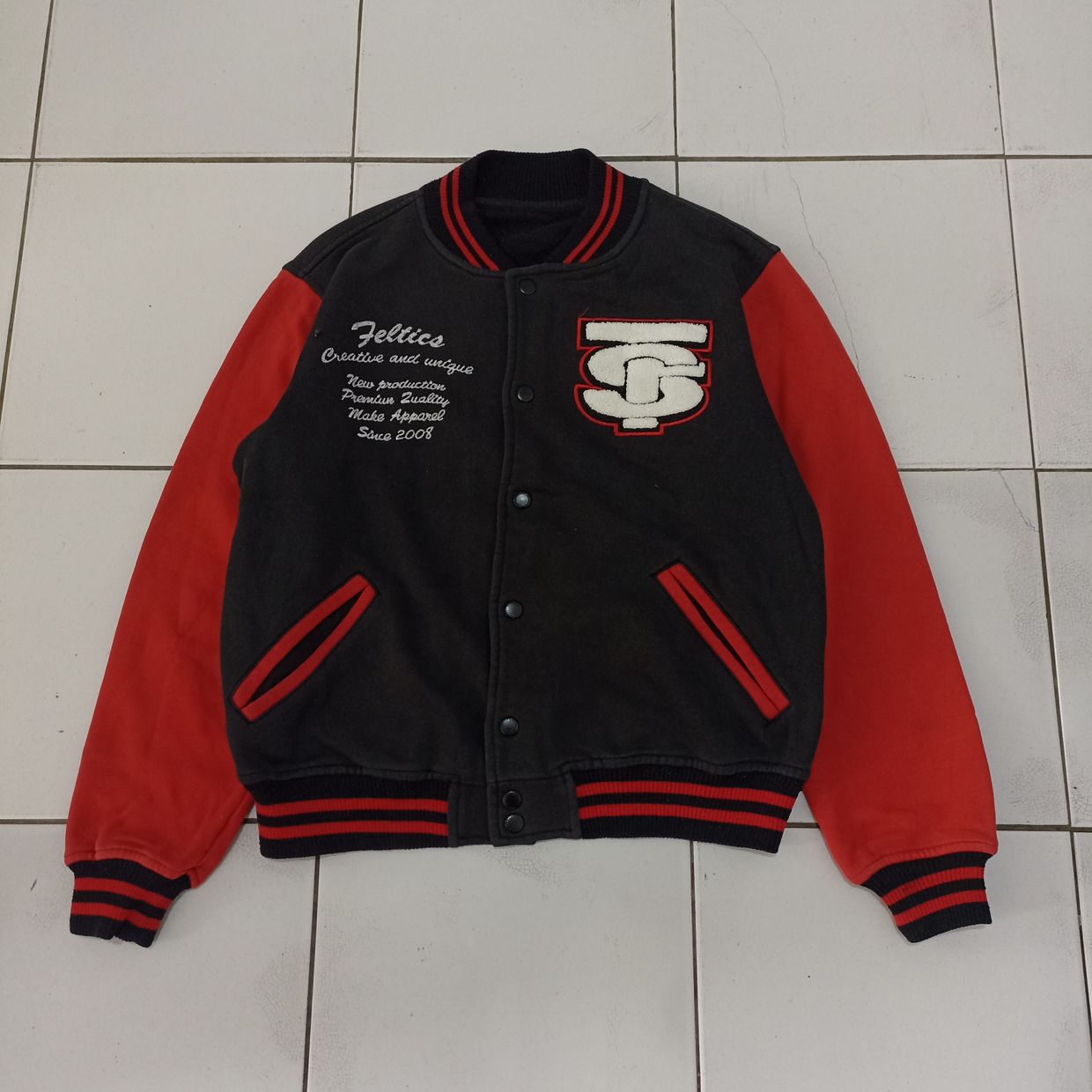 Feltics Luxury Casual Blazer Pria red black