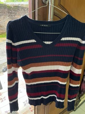 knit stripe Ingni