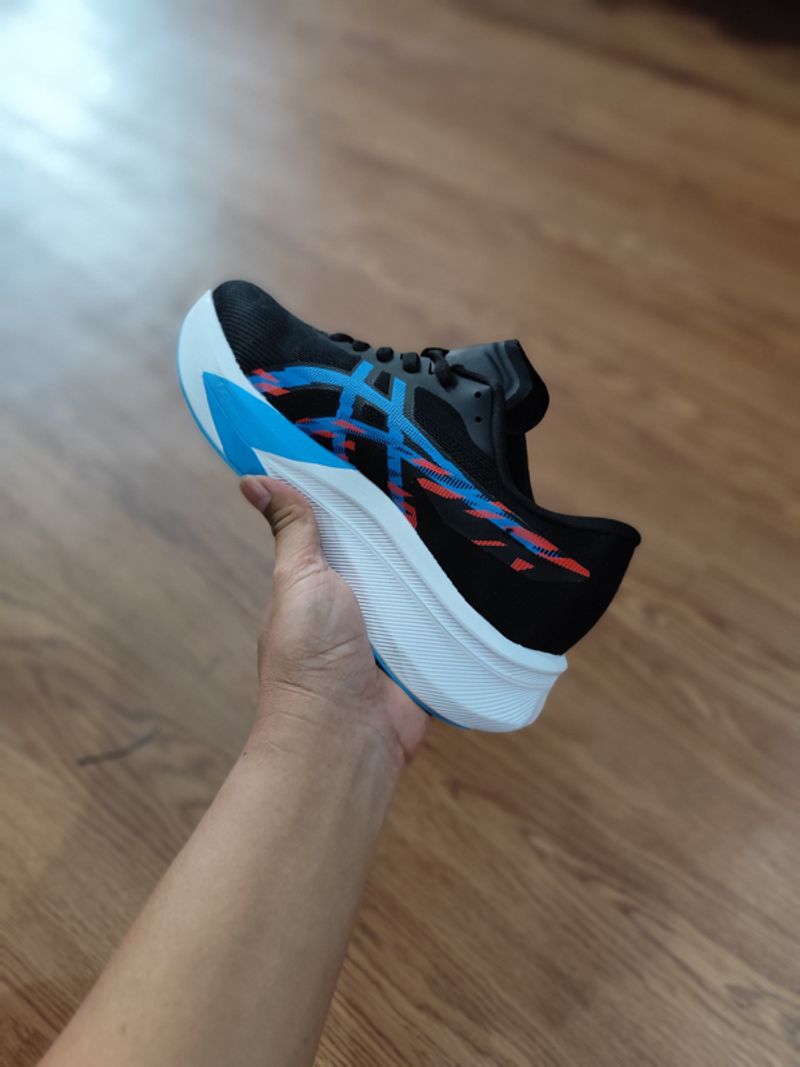 [Termurah] Sepatu Running - Asics Magic Speed Black Blue, foto 5