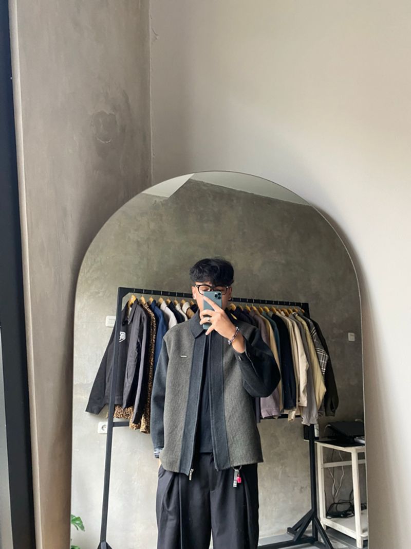 PAT Classic Green Wool Work Jacket, foto 5